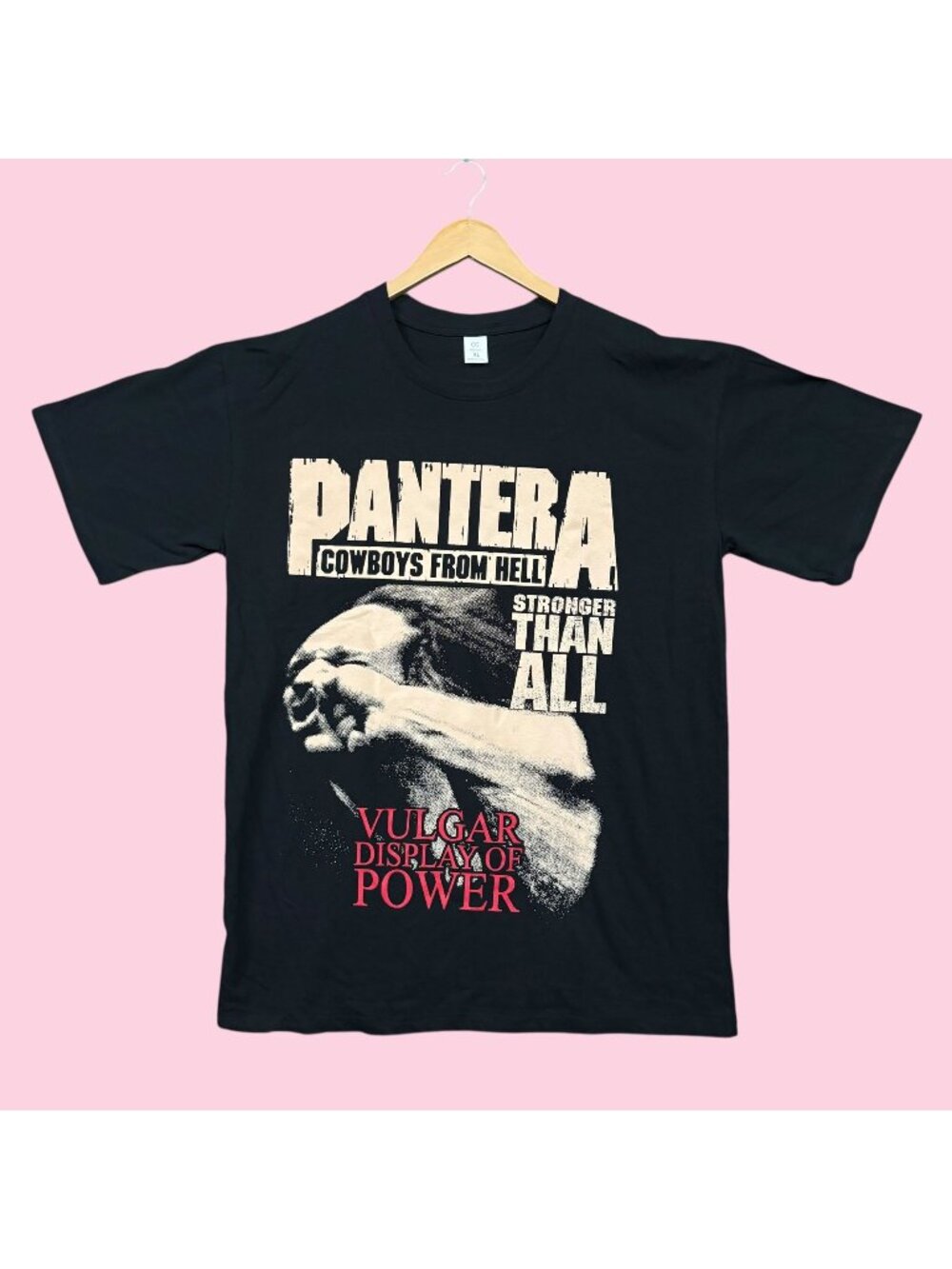 Pantera Cowboys From Hell Vulgar Display of Power Heavy Metal Band Tee XL